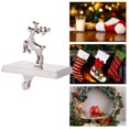thumbnail image 4 of Lefu Mantel Shelf Christmas Stocking Holders, Christmas Mantel Stocking Hooks, 4 of 7