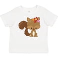 thumbnail image 3 of Inktastic Cute Squirrel, Squirrel With Flowers, Fluffy Tail Boys or Girls Baby T-Shirt, 3 of 5