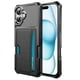 thumbnail image 1 of For iPhone 16 Plus Case Card Slot Leather+TPU Defender Phone Cover, 1 of 5