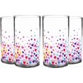 thumbnail image 1 of Xianyou- Lot de 4 Gobelets en Plastique de 16 Onces, Verres en Plastique, Verres à Boire Résistants aux Chocs, Gobelets Incassables, Réutilisables / Sans BPA / Support Supérieur Lavables au Lave-Vaisselle (3D Cœur), 1 of 4