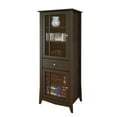 thumbnail image 1 of Reims 1-Drawer Curio Cabinet - Espresso, 1 of 2