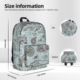 thumbnail image 6 of Goofa Pirate Adventure Map Printed Backpack,Laptop Backpack,Durable Anti-Theft Travel Work Backpack,Water-resistant Backpack, 6 of 9