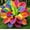 7, variant on Lawn Ornament-Garden Present Idea-Repeating Annual Blossoms-Non Faux Growing Flower-Outdoor Styling-Durable Craft Garden Stakes