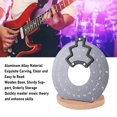 thumbnail image 3 of Circle of Fifths Wheel Metal Melody Tool, Aluminum Alloy Music Theory Learning Tool with Wood Base for Musicians, Beginners, Songwriters, Innovative Design, 3 of 7
