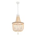 thumbnail image 1 of Colgante Light Fixture Living District Jolie con cuentas de 16 pulgadas, color beige, 1 of 8