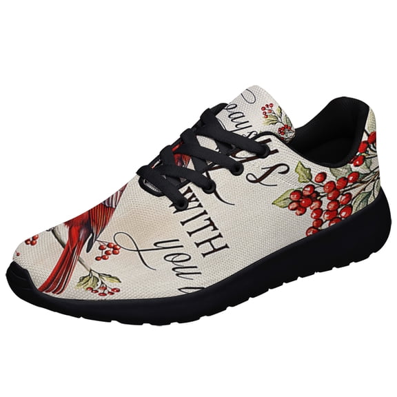 I'm Always With You Cardinal Shoes Sneakers Black Size 3.5