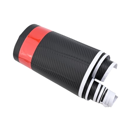 Goodhd 5D Carbon Fiber Car Rally Racing Stripes Front Hood Decal Wrap Sticker Portable