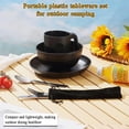 thumbnail image 3 of Camping utensils, camping tableware set, suitable for travel, camping, picnic, camping tableware set, camping essentials, 3 of 4