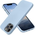thumbnail image 1 of Compatible with iPhone 13 Pro Case,Liquid Silicone Slim Protective Shockproof Phone Case Cover with Anti-Scratch Microfiber Lining, 6.1 inch (Mystery Blue), 1 of 5