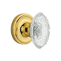 Nostalgic Warehouse Clacvi_Psg_238_Nk Vintage Crystal Victorian Passage Door Knob Set -