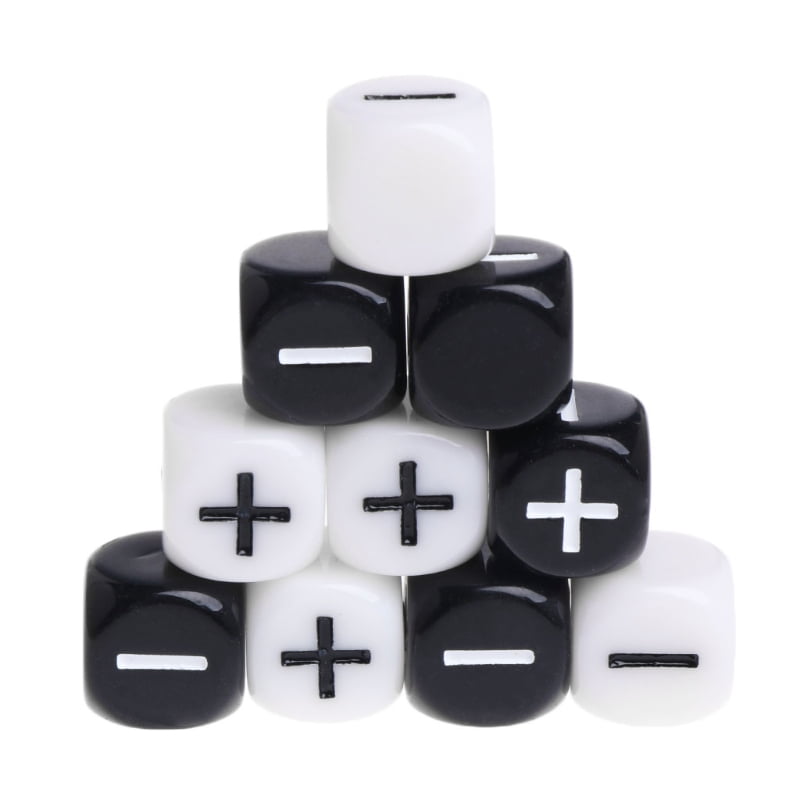 20pcs Multicolor Acrylic Cube Dice Beads 15mm Six Sides Portable Table Games Toy 