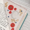thumbnail image 1 of Hml 26 Letters Elegant Personalized Hand Embroidered Corner Bookmark Four Seasons Fun Bookmark Decoration Handmade Custom Letter Bookmark Hand Stitched Corner Bookmark, 1 of 1