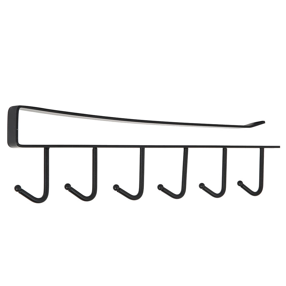 6 Hooks Under Shelf Cup Holder,Wine Glass Holder,Mug Cup Holder Hanger
