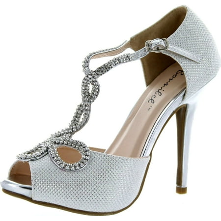 

Bonnibel Womens Tiara-2 Sandals Pumps Shoes White 7.5
