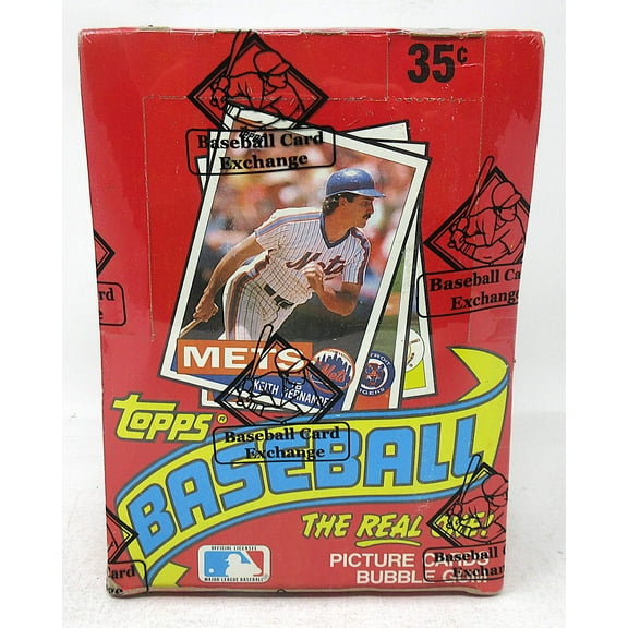 1985 Topps Baseball Unopened Wax Box (BBCE) (w/) (Non X-Out)