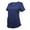 NAVY, variant on Natural Uniforms Women's Ultra Soft Stretch Drop-Neck 2 Pocket Scrub Top 8117 (True Navy Blue, X-Small)