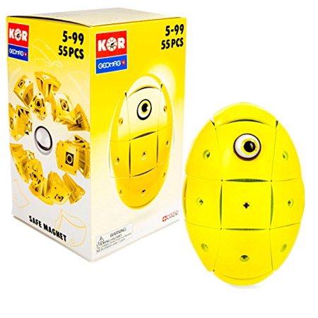 Geomag Stem Kor Color Stacking Toy, Yellow
