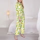 thumbnail image 3 of Balery Cartoon Corn Conjunto de Pijama con Estampado para Mujer, Conjunto de Dos Piezas con Manga Larga, Ropa de Dormir Suave con Bolsillos, Pijamas Cómodos-Medium, 3 of 7