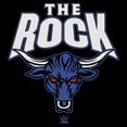 thumbnail image 2 of Junior's WWE The Rock Bull Logo  Graphic Tee Black Small, 2 of 3