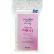 Equate Beauty Wedge Applicator Sponges with Vitamin E, Latex Free, 100 Ct