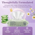 thumbnail image 3 of X Large Wet Wipes for Adults - 2 Packs of 56 [112 Count] Disposable Incontinence Wipes, 12" x 8" Adult Wipes for Elderly - Personal Body Wipes for Women and Men, Pre Moistened Adult Washcloths, 3 of 4