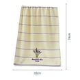 thumbnail image 5 of Washranp Lavender Pattern Bath Shower Towel,Soft Rectangle Highly Absorbent Thick Face Towel for Bathroom 29.13"*12.99", 5 of 6
