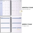 "20242025 Academic Planner, Weekly & Monthly, 5.7"" x 8.3"", Flexible