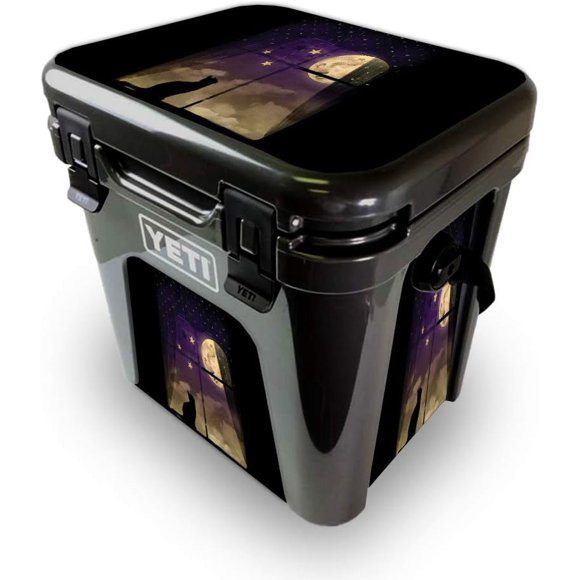 MightySkins Skin for Yeti Roadie 24 Hard Cooler - Cat Dream | Protective, Durable, and Unique Vinyl Decal wrap Cover |