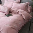 thumbnail image 2 of Colored Pheasant Feather Long-Staple Cotton Bedding Bed Set Embroidery Bed, 2 of 6