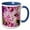 Blue/White, variant on 3drose, Purple Lilac Flowers, Stylized Photo, 11oz Magic Transforming Mug