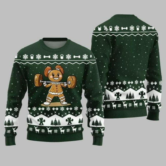 2025 Christmas Funny Gym Ugly Christmas Sweater