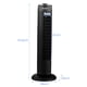 thumbnail image 4 of Costway Ventilador de Columna con 3 velocidades para Casa Oficina Negro 24 x 24 x 70,5 cm, 4 of 10