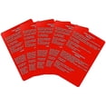 thumbnail image 2 of 5 Pack Double Sided Know Your Rights Red Card English Spanish Immigration Reference Guide for Residential Public Encounters Wallet Size, 2 of 8