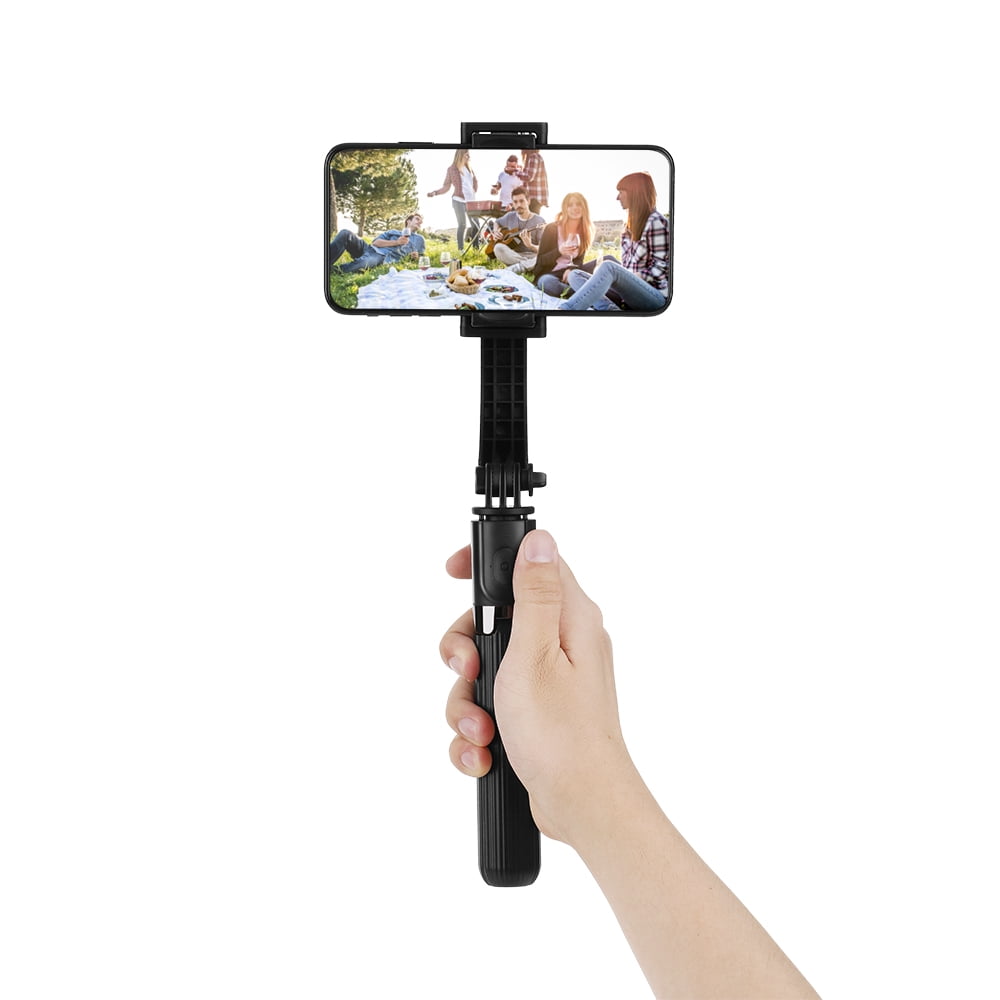 Ametoys L08 Gimbal Stabilizer Selfie Stick Tripod BT4.0 Wireless Aluminum Alloy Foldable Selfie