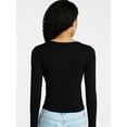 thumbnail image 3 of No Boundaries Seamless Scoop Neck Top, Women's XXS-XXL, 3 of 5