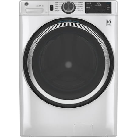 GE GFW550SSNWW 28" Front Load Washer with 4.8 cu. ft. Capacity UltraFresh Vent System with OdorBlock Microban Antimicrobial Technology and Built-in WiFi in White
