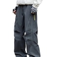 thumbnail image 6 of Mens Waterproof Hiking Cargo Pants Windproof Utility Quick Dry Drawstring Stretch Outdoor Fishing Trouser, 6 of 7