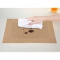 thumbnail image 6 of Unique Bargains Set of 8 Washable Wipeable Heat Resistant Table Placemat Gold 18x12in, 6 of 6