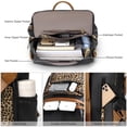 thumbnail image 4 of Dora & Liz Mochila para mujer Monedero Mochila de cuero Monedero para mujer Mochila de moda de viaje Bolsos de hombro de diseñador para mujer, 4 of 5