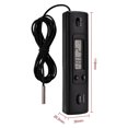 thumbnail image 2 of Aquarium Thermometer,Electronic LCD Digital Temperature Meter Thermometer Probe Sensor Wired for Refrigerator for Vehicle Reptile Terrarium Fish Tank Refrigerator, 2 of 9