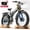 R5PRO-Green Single battery, variant on Dual Motors AWD 2000W Electric Bike for Adult 26'', UL2849 48V 20AH Removable Battery E-mountain bike 4.0 Fat Tire up to 32MPH Long Range Off-road Ebike Dual Hydraulic&Full Suspension Bicycles
