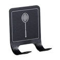 thumbnail image 4 of Organizador de almacenamiento con gancho para raqueta de bádminton, elegante y práctico, soporte de exhibición para raquetas de pared para dormitorio,, 4 of 8