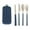 Blue, variant on Deeceymbur Portable Cutlery Set with Detachable Knives Spoons Forks Chopsticks and Student Gifts