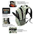 thumbnail image 5 of FORMRS Kids School Backpack Elementary Student Unisex Travel Bookbag with Reflective Stripes, Green Triangles Pattern, 5 of 7