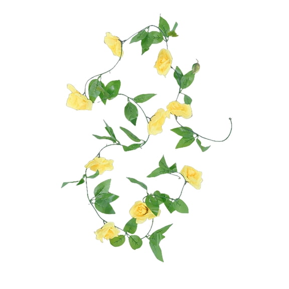 Dadiaei Simulated Rose Vine 78.7 Inch Plastic Wall Hanging for Wedding Valentines Day Decor 9 Heads Rattan Garland Pink Red Purple