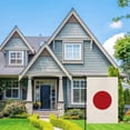 thumbnail image 3 of Japan Flag Japanese Garden Flags 12x18 Double-Sided Small Burlap Yard Flag Decorations for Outdoors(Japan), 3 of 6