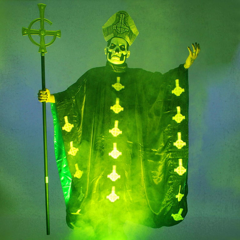Trick or Treat Papa II Black Costume Emeritus Dark Pope Priest O/S - Walmart.com