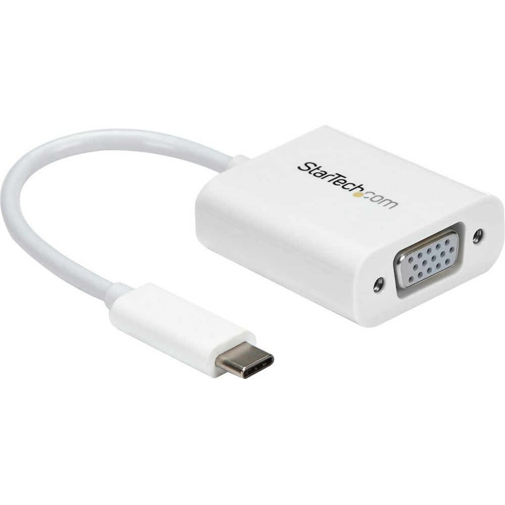 StarTech USBC to VGA Adapter White