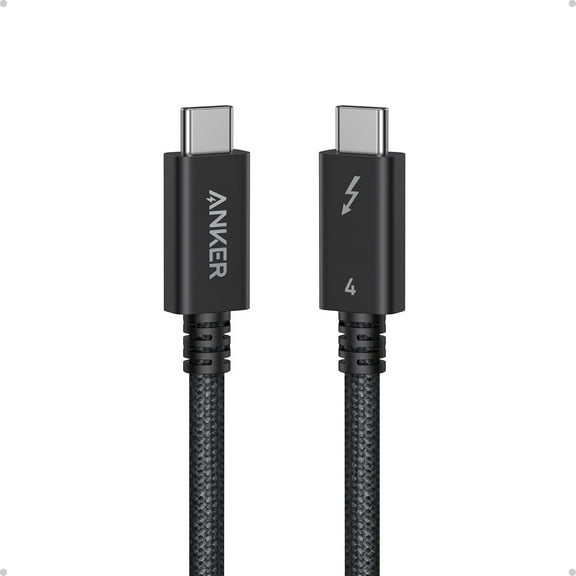 Anker ThunderBolt 4.0 USB-C to USB-C Cable (3.3ft, 40Gbps, 240W, Braided)