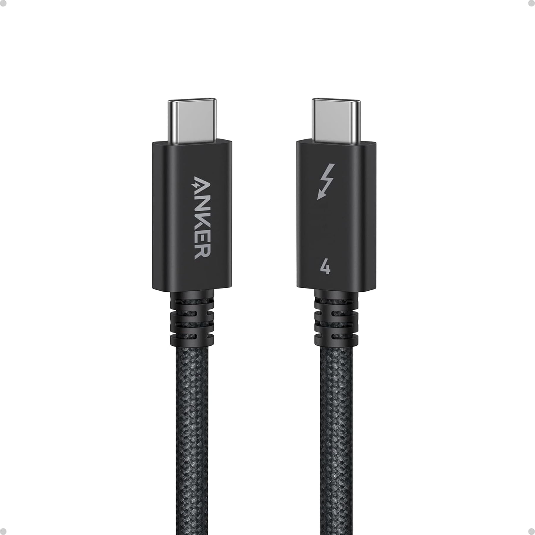 Anker ThunderBolt 4.0 USB-C to USB-C Cable (3.3ft, 40Gbps, 240W, Braided)